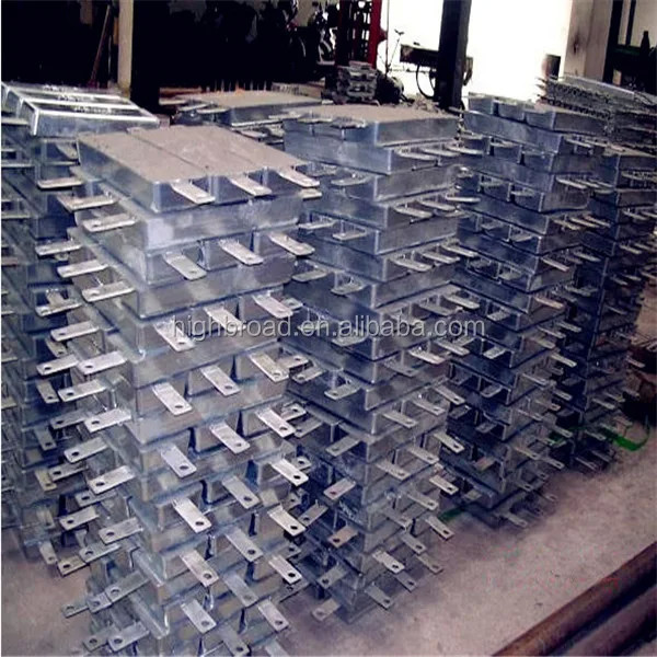 Zinc Boat Hull Anodes Ir Ta Coated Zinc Anode M3/M6 Thread Corrosion Resistant