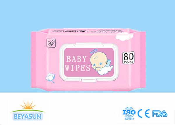 Quality Pure Water Alcohol Free Unscented Disposable Wet Wipes For Baby Cleaning wholesale