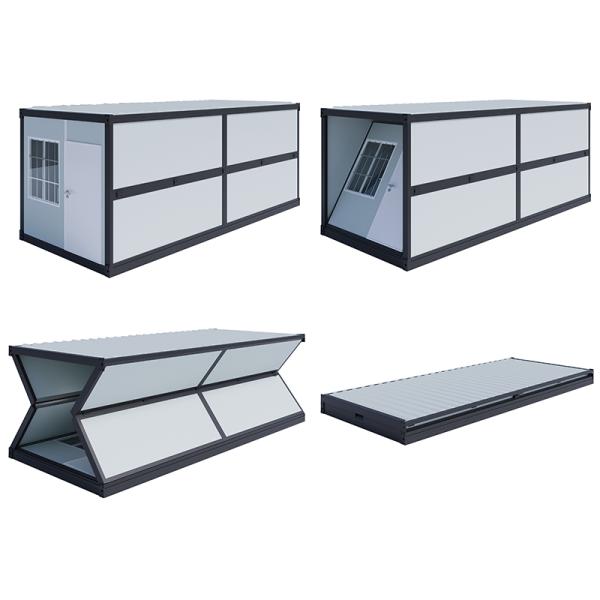 Aluminum Alloy Anti-Theft Integrated Window Folding Container Home Temporary / Permanent Housing