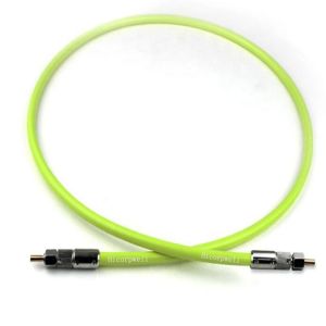 D80 Fiber Optic Cable with 200μm to 800μm Core Diameters Featuring Sapphire and Air Gap Protection and Precisely Polished D80 Fiber Connectors