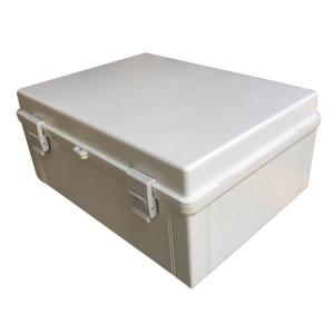 Grey White Waterproof Terminal Junction Box / Hinged Plastic Electrical