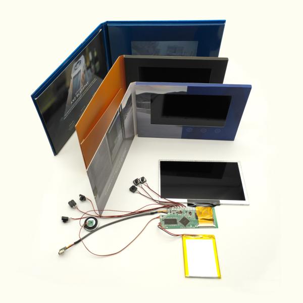 7 Inch Digital LCD Video Greeting Card / Video Module 300-2000MAH Battery