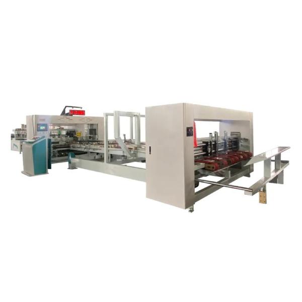 Quality Automatic Grade Automatic Carton Folding Gluing Stitching Machine for Carton Packaging wholesale