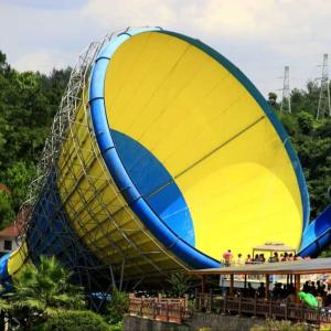 Cheap Attractive Large Tornado Water Slide Games Ashland / DSM Resin For Water Park for sale