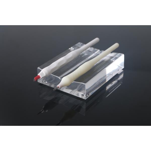 Round #21 Blade White Manual Tattoo Pen / Eyebrow Shading Pen 13CM Length