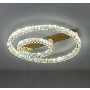 Luxury Ring Ceiling Lamp Modern Bedroom Living Room Crystal Ceiling Lamp(WH-CA