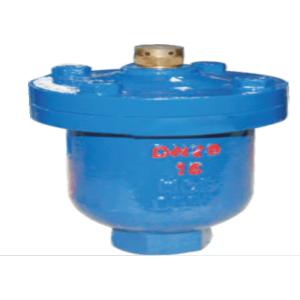 Cast Iron Leakproof Flanged Air Valve Single Port Exhaust Thread Connection