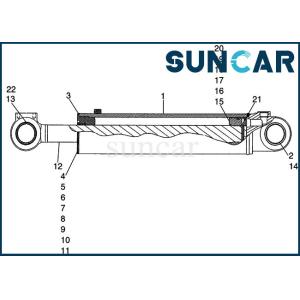8605263 Bucket Seal Kit CASE 721D Model Cylinder Repair Sealing Kit Loader Machinery Seal