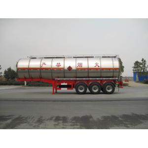 Aether Gas Diesel Liquid Tank Truck with 3 BPW Axles , 42500L SUS