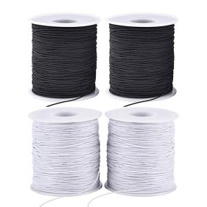 Polyester 1mm Stringing Elastic Cord / 1mm Elastic Cord For Bracelets