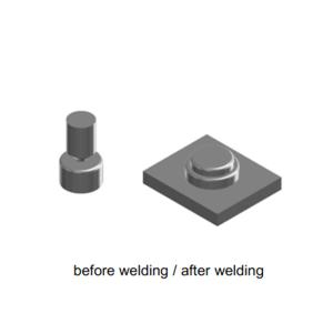 BOLTE Welding Studs for Drawn Arc Stud Welding Anti-Skid Knock-Off Stud