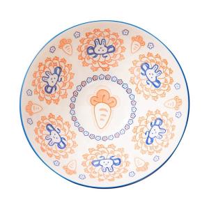 Ready To Ship In Stock Personalized Ceramic Bowls Gift Set Colorful Printed