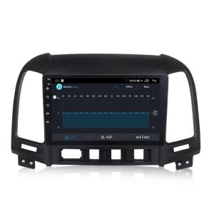9 Inch 4 Core Android 10.0 1GB RAM 32GB ROM For HYUNDAI SANTA FE 2005-2012 Car