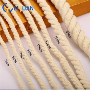 Twist Braided 100% Natural Cotton Rope Macrame 3mm Specifications 2mm-60mm