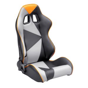 China Adjustable Style PU / PVC Leather Racing Seat / Sports Car Seat with single slider on sale