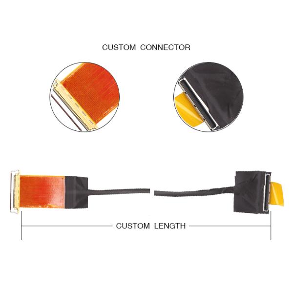 I-PEX 20454-040T LVDS EDP Cable EDP Display Cable JAE FI-D44C2-E 40 AWG Gauge