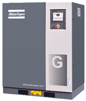Atlas Screw Air Compressor G Series 45kw G45 Oil Injected 7.5-13bar Working Pressure