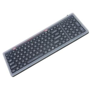IP68 Industrial Rubber Medical Keyboard EMC Emission With Protection Cover