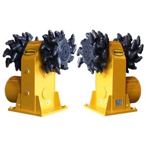 Excavator Attachments Horizontal Ripper Hydraulic Trenching Drum Cutter