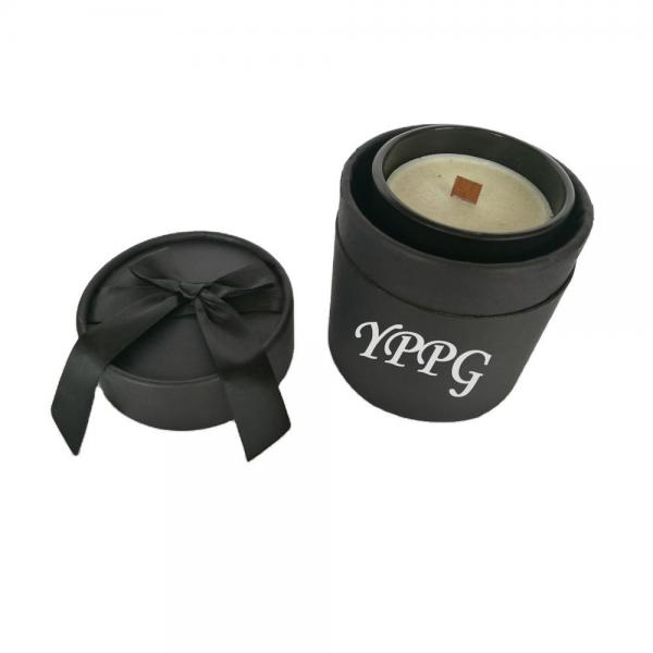 Cardboard FSC Pantone Color Candle Packaging Box Round CMYK