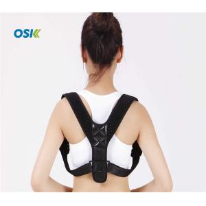 Cheap Black Shoulder Posture Support Brace Adjustable Lightweight Breathable for sale