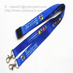 Safety breakaway neck lanyard with sublimated full color print