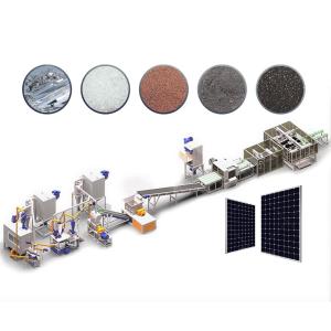 Professional Sales Green Energy Recycling Solar Panel Recycle Machine with PLC