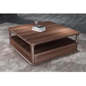 Cheap 2017 New Walnut Wood Case Good Furniture Design Living room Coffee table&amp; Tea table with Storage side Drawers for sale