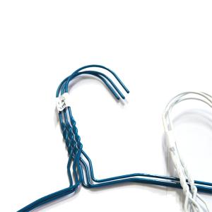 Solid Dry Cleaning Slim Line Anti Rust White Wire Hangers