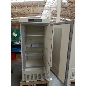 Energy Saving -40 Degrees 278L spayed steel Upright Medical Deep Freezer with