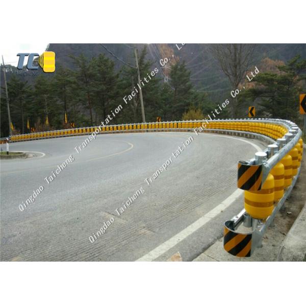 PU And PVC Rolling Guardrail Barrier ISO Standard