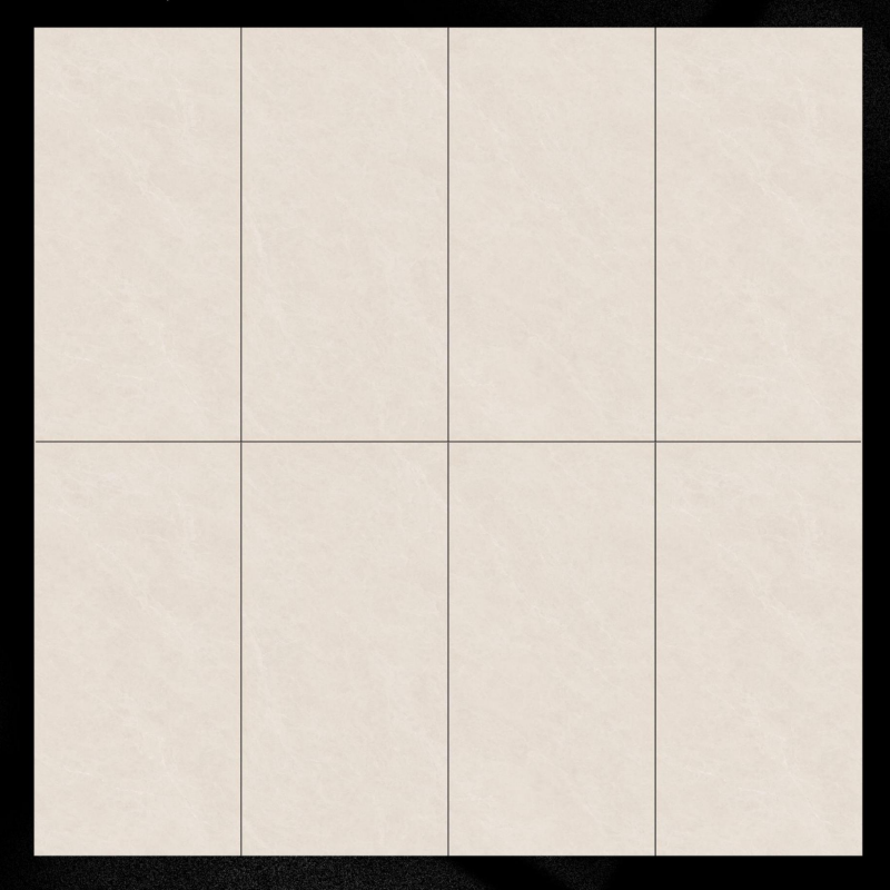 Easy Maintenance Modern Porcelain Tile 750x1500mm Matching Grout Suitable for