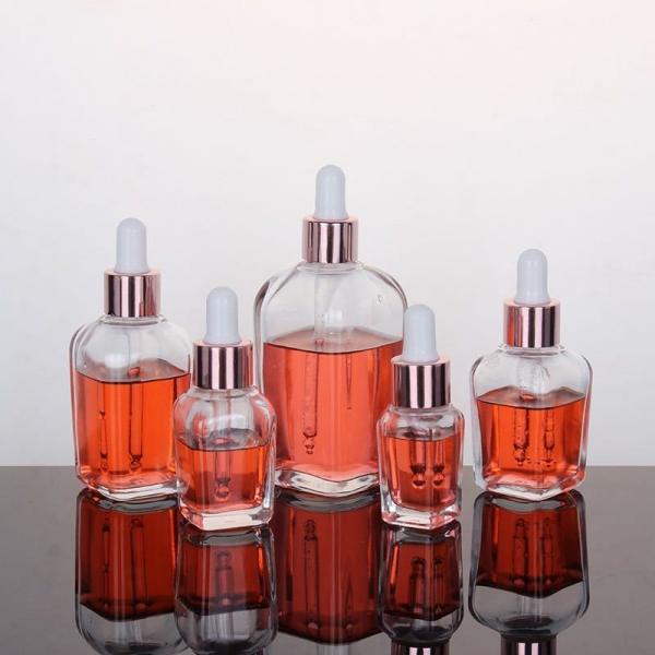 Quality 1/ 2oz To 3oz Essential Oil Aromatherapy Dropper Bottles Square wholesale