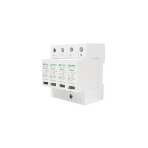 AC Type 2 Three Phase Lightning Proof Surge Protector 20kA / 4P Power Supply SPD
