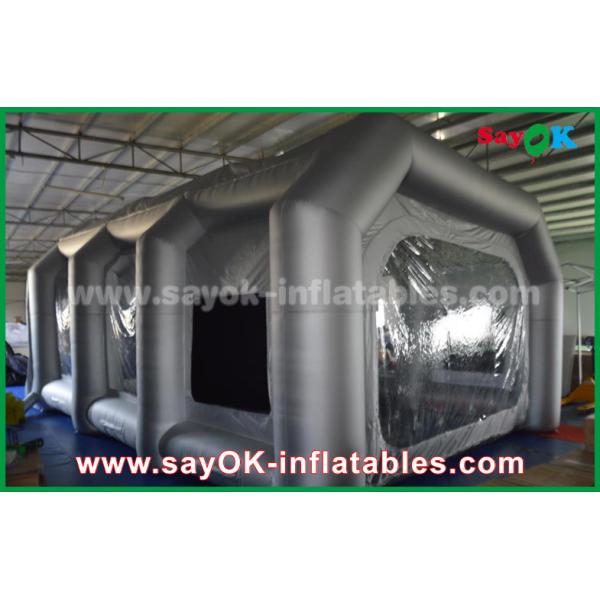 Inflatable Car Tent Waterproof Inflatable Air Tent / PVC Inflatable Spray Booth For Car Paint Spraying