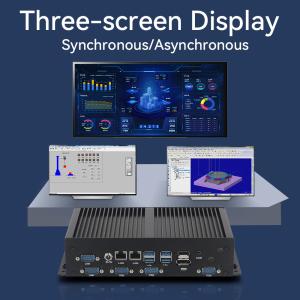 DDR4 Fanless Industrial Mini PC Dual LAN 6COM Intel Core Celeron Series