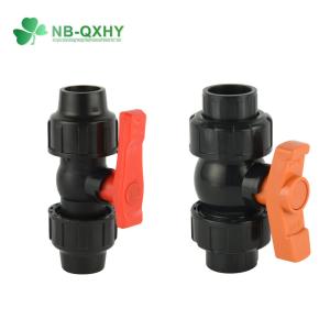 NB-QXHY Plastic Pn16 PP Compression Fitting Fixed Ball Valve for Irrigation