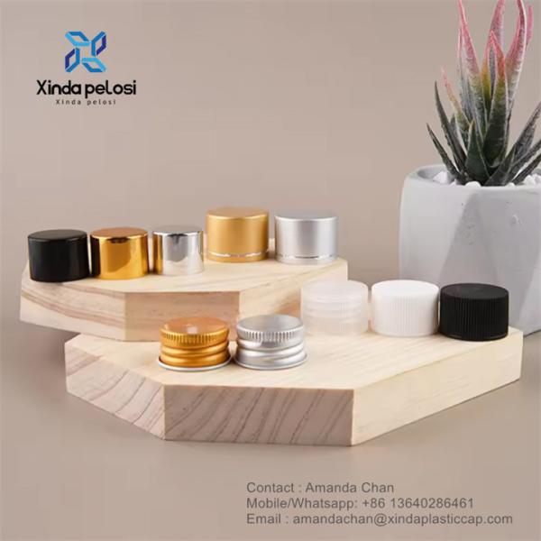 Quality Medicine Liquids Screw Aluminum Cap Bottle Cap For Cosmetic Bottles Plastic Cap wholesale