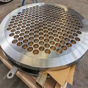 X6CrNiTiB18-10 CNC Machining Heat Exchanger Duplex Stainless Steel Hole Flange