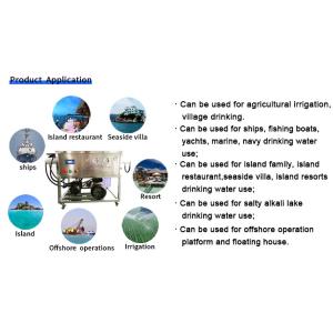 Portable small sea water seawater desalination machine for boat home