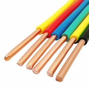 Oxygen Free Copper Single Stranded Wire Flameproof Ozone Resistant