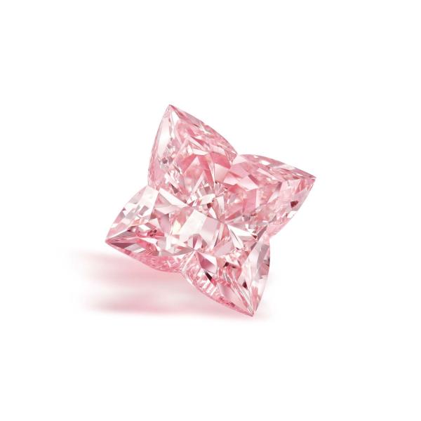 Sakura Pink Vivid Cut Lab Grown Diamonds Fancy Pink VVS-VS IGI Certified CVD Man Made Diamond