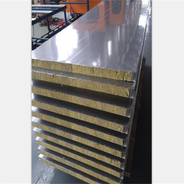Quality insulated aluminum rock wool roof panels with 60minutes fire resist wholesale