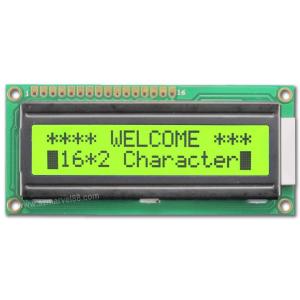 Cheap M1602A-Y5,16*2 LCM, Character Dot-matrix, STN Y-G LCD type, transflective/positive, SPLC78 for sale