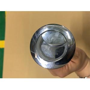 Electroplate Toilet Flush Button , ABS Dual Flush Toilet Button Hand Press Type