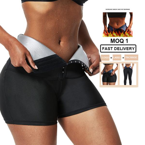 Quality Women's Tummy Control Sauna Shorts HEXIN Free Sample Neoprene Shaper with Butt Lifter wholesale