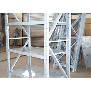 Stable Medium Duty Shelving Racking Galvanized Surface Customized Dimension