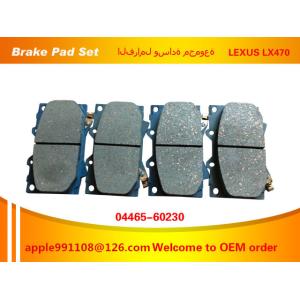 Semi Metallic Car Brake Pads Size Standard For Toyota LX470 04465-60320