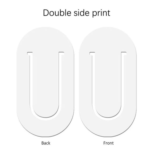 Double-Sided Blank Sublimation PET Bookmark Custom Plastic Bookmarks