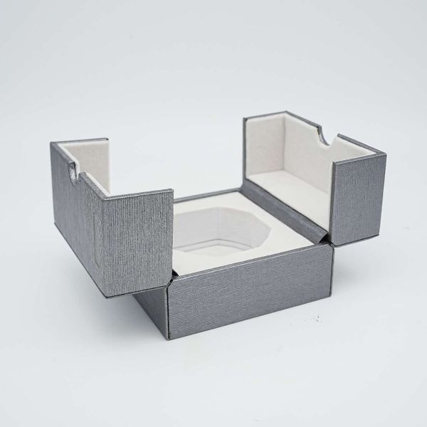 Quality Gray Watch Packaging Boxes Single Compartment Gift Presentation Boxes Stackable wholesale